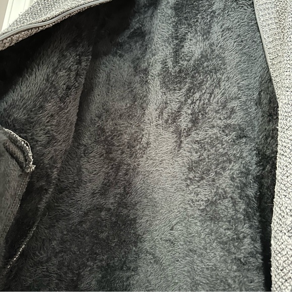 Buffalo David Bitton Gray Men's Full-Zip Knit with Sherpa Lining Size XXL - Picture 5 of 8